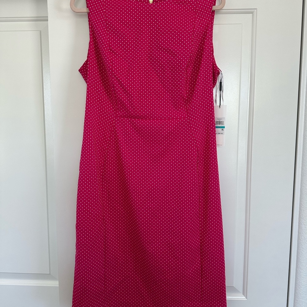 Calvin Klein Pink Polka Dot Dress